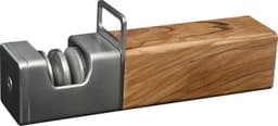 Seecode Messerschärfer Premium Wet&Dry Edelstahl Olivenholz
