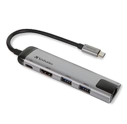 Verbatim USB-C Multiport-Adapter USB 3.0 HDMI 4K