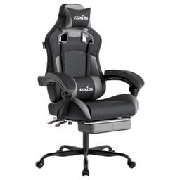 SUKIDA Ergonomischer Gaming-Stuhl mit Fußstütze