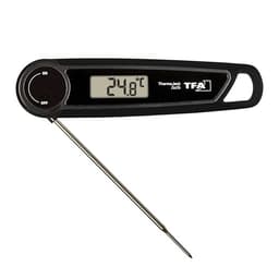 TFA Dostmann Thermo Jack Taste Digitales Fleischthermometer, schwarz (30.2035.01)
