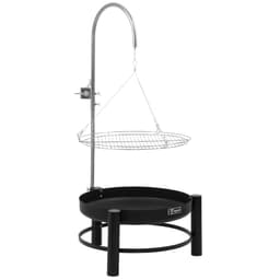BBQ-Toro Schwenkgrill mit Feuerschale und Grillrost Ø 61 cm, Schwarz