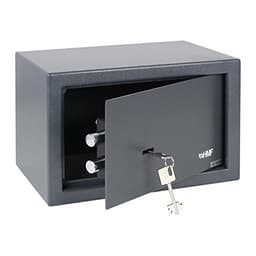 HMF Safe Tresor 31 x 20 x 20 cm Anthrazit