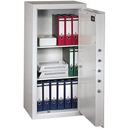 Müller Safe MN 3 Möbeltresor, Doppelbartschloss mit 2 Schlüsseln, Grad 0 nach EN 1143-1, H47.6xB49.6xT27 cm, 77 kg