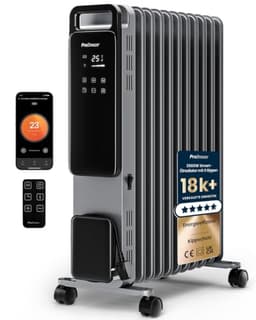 Pro Breeze 2500W Ölradiator mit 11 Lamellen Smart WLAN