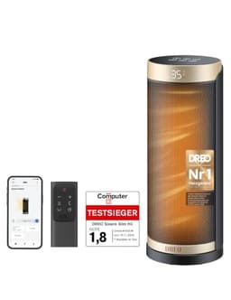 Dreo 2000W Smart Heizlüfter fürs Schlafzimmer mit 70° Oszillation, Thermostat & Fernbedienung
