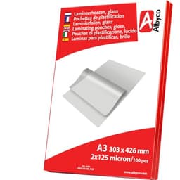 Albyco Laminiertaschen A3 303x426mm 2x125 μm, 100 Stück