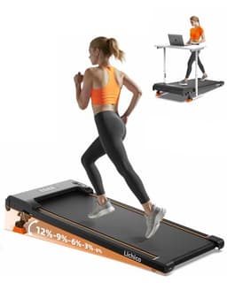 Lichico Walking Pad mit 0-12% Steigung 6 km/h, Laufband für Zuhause Klein