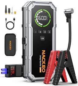 NACKEO 8000A Starthilfe Powerbank mit Kompressor 160PSI