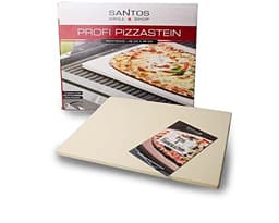 SANTOS XXL Pizzastein eckig - 45x35x1,5cm