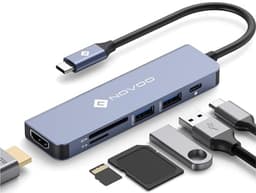 NOVOO USB C Hub 4K@60Hz HDMI USB C Adapter MacBook Adapter mit 100W PD