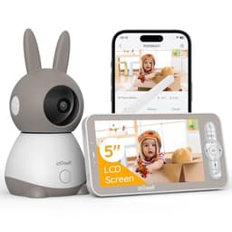ieGeek Babyphone 2K 5" WLAN PTZ 360°