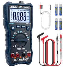 VENLAB Multimeter mit 6000 Zählungen True RMS Auto-Ranging