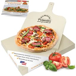 PIMOTTI Pizzastein 5cm aus echtem Schamott eckig