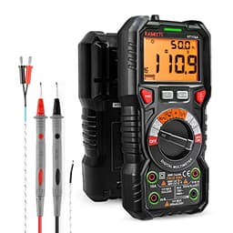 KAIWEETS Digital Multimeter mit LED-Buchsen True RMS Auto-Range 6000 Zähler