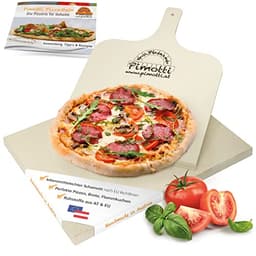 PIMOTTI Pizzastein 2,5cm aus echtem Schamott eckig