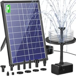 Biling 8W Solar Springbrunnen außen mit 4000mAh Akku