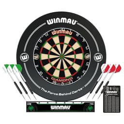 WINMAU Diamond Plus Steeldartscheibe Surround-Set