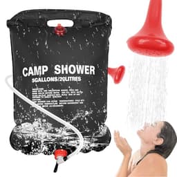 Traxenta 20l Camping dusche, solardusche Camping, mit abnehmbarem Schlauch