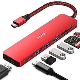 BENFEI USB C HUB 7in1 mit HDMI 4K@60Hz Zertifiziert