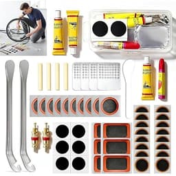 Probuk 56 Stück Fahrrad Reifenflickzeug Set