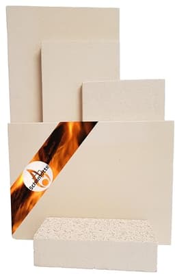 Keine Angabe Schamotteplatten Premium Wh (400 x 300 x 30 mm)