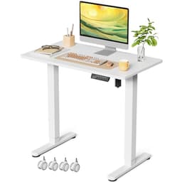 Gibbon Mounts 88x50cm Kleiner höhenverstellbarer Schreibtisch mit Rollen