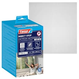 tesa INSECT STOP 2-in-1 Pollen- und Fliegengitter Premium 120 cm x 240 cm