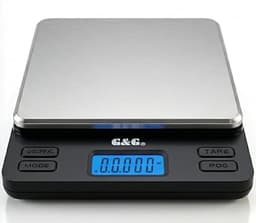 G & G LS 2000g / 0,1g Feinwaage Taschenwaage Digitalwaage Briefwaage