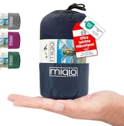 MIQIO 2in1 Hüttenschlafsack mit durchgängigem Reißverschluss