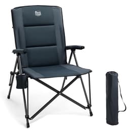 TIMBER RIDGE Campingstuhl Faltbar Breiter Sitz 55cm 150kg