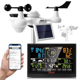 VEVOR Profi WLAN-Wetterstation 7 in 1