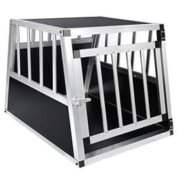 EUGAD Hundetransportbox Aluminium, Hundebox Auto Kofferraum