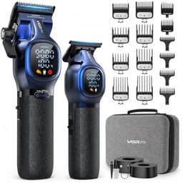 VGRPRO Haarschneidemaschine Profi, 9000RPM Barber Kit, Kabellos